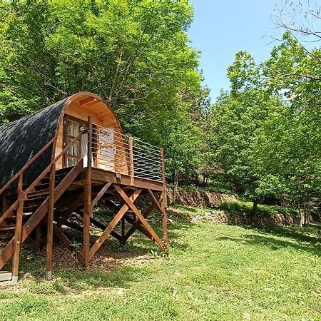 Le Temps Suspendu Hotel Saint-Pierreville Bagian luar foto
