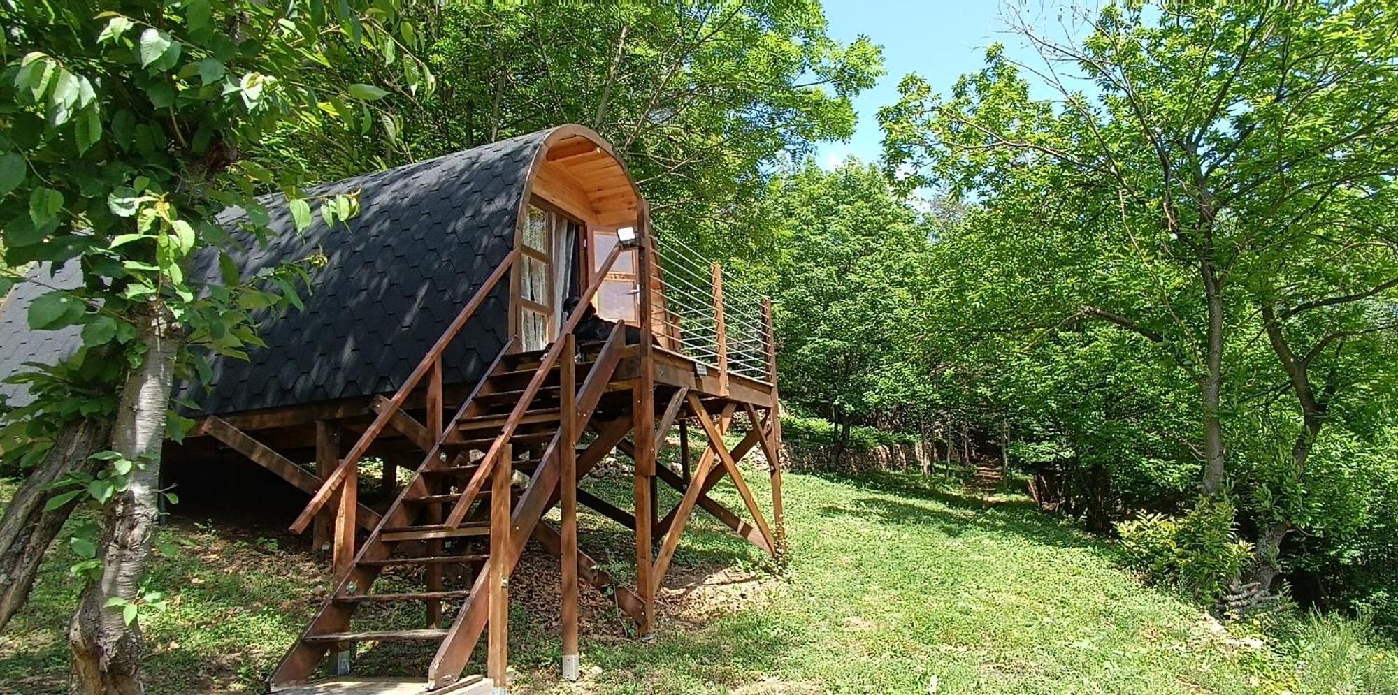 Le Temps Suspendu Hotel Saint-Pierreville Bagian luar foto